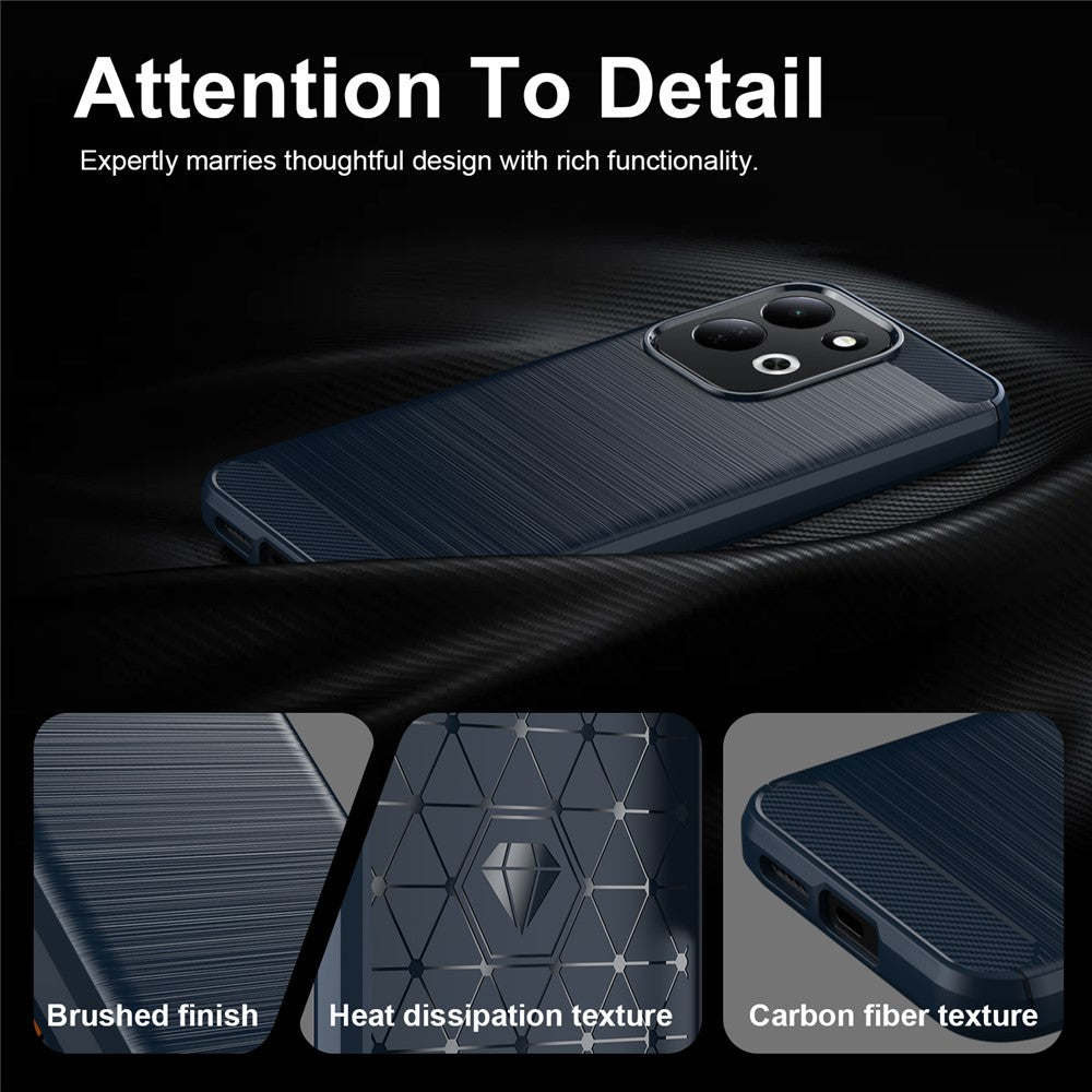 Kuori Xiaomi Redmi 17 5G / 17 4G:lle, Techsuit, Hiili, Sininen