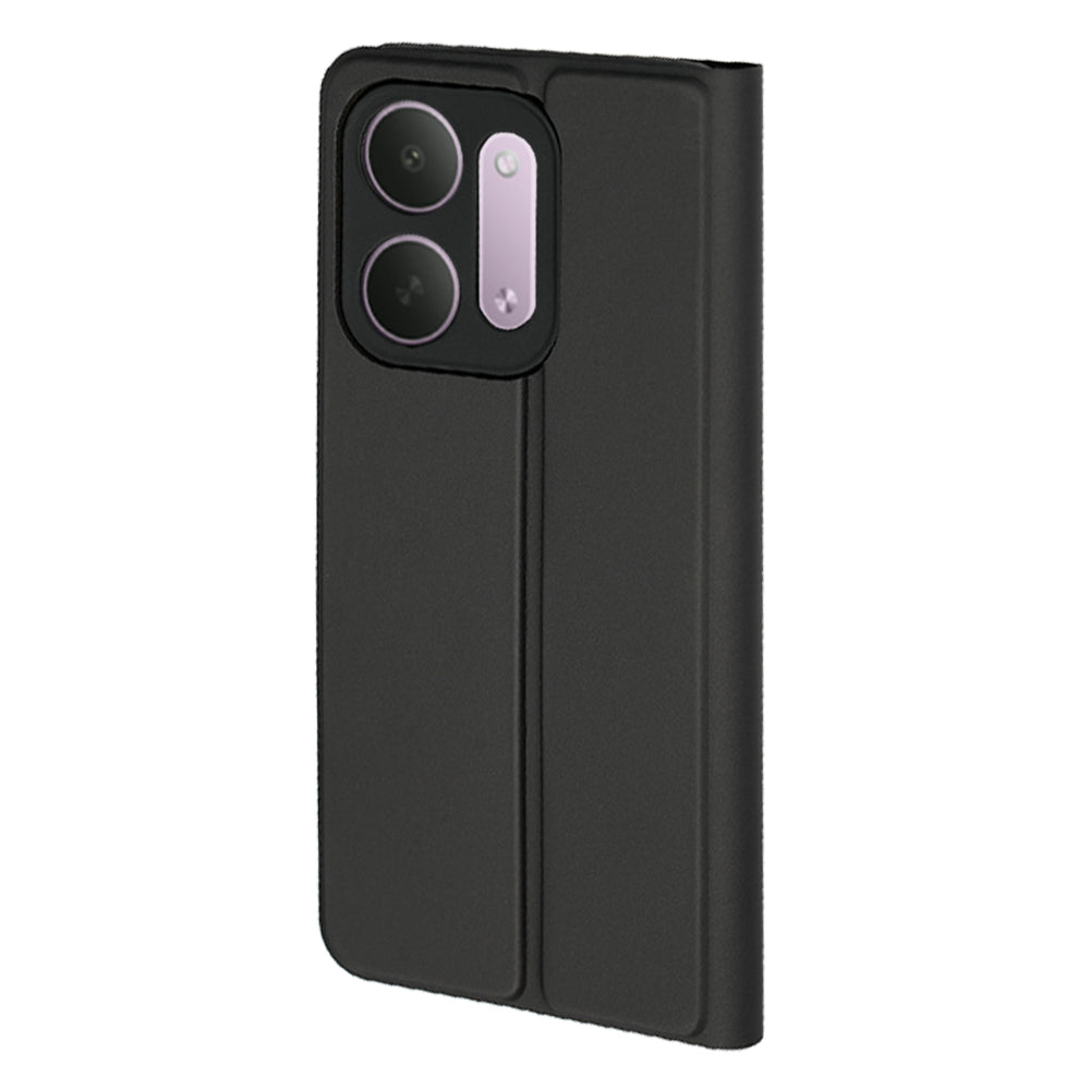 Kuori Xiaomi Redmi 17C 5G:lle, Techsuit, Magskin Book, Musta