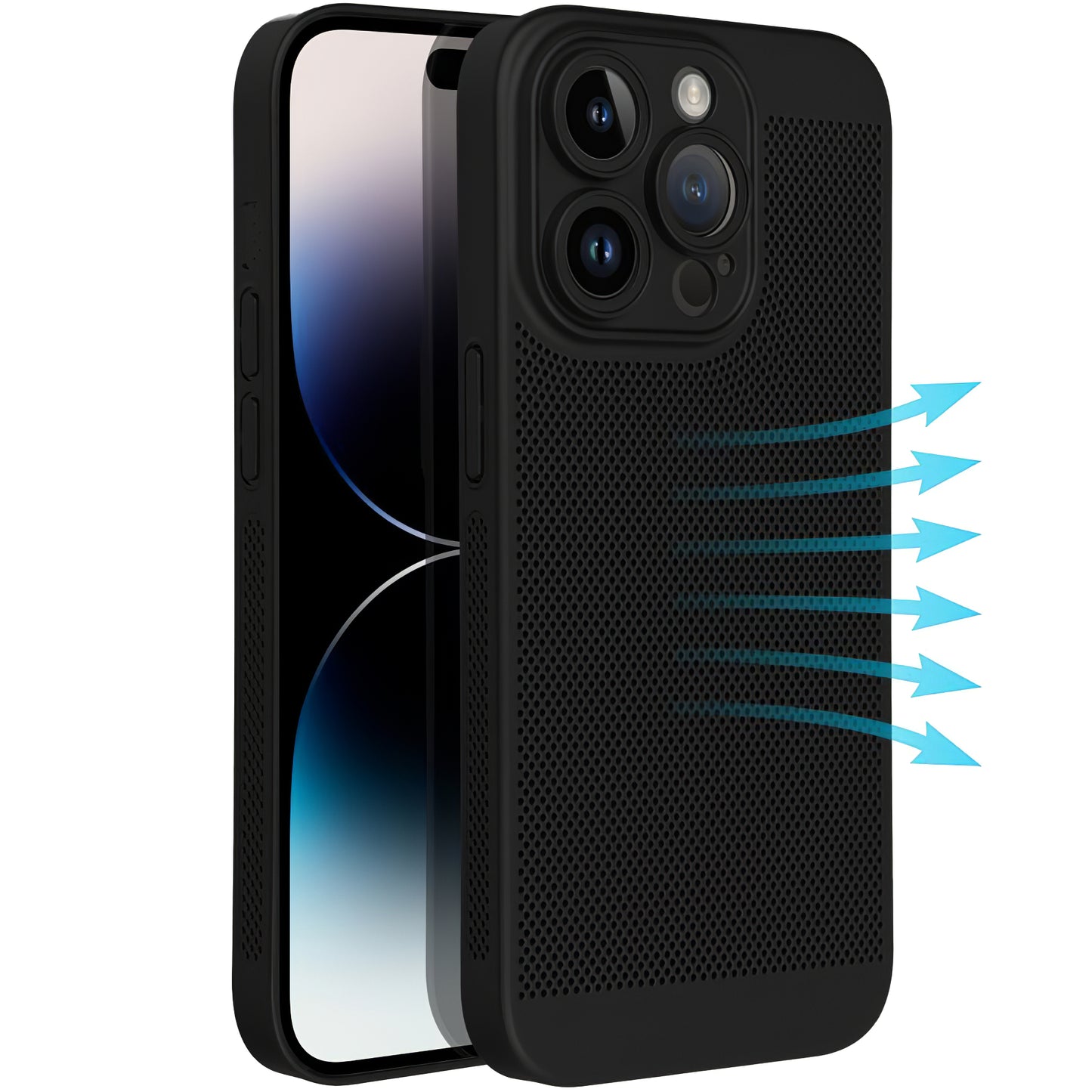 Suojus Xiaomi Poco C65 / Redmi 13C, OEM, Breezy, musta