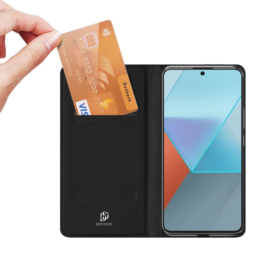 Suojakotelo Xiaomi Redmi Note 13 Pro+:lle, DUX DUCIS, Skin Pro, Musta