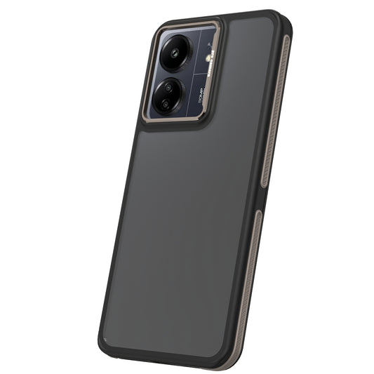Kuori Xiaomi Poco M6 / Redmi 13C 5G:lle, OEM, Crystal Black, Harmaa