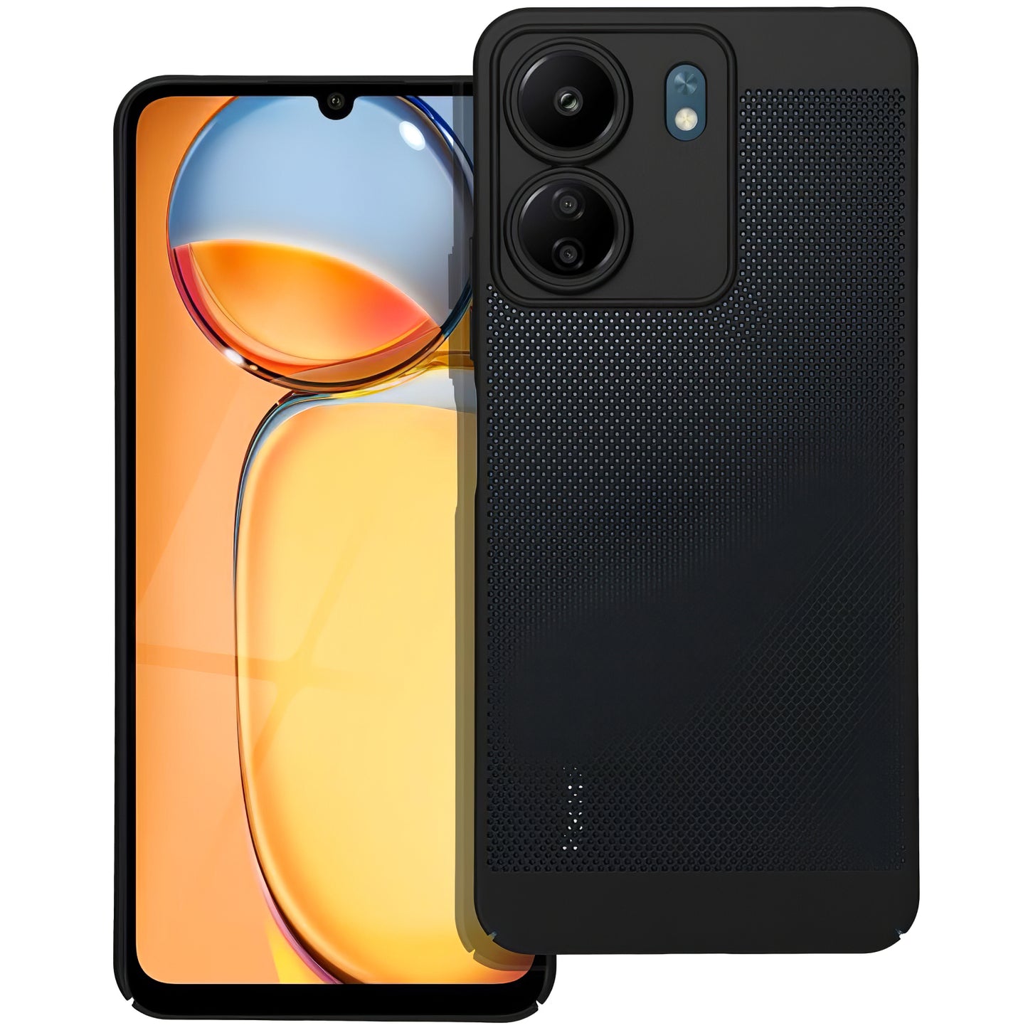 Suojus Xiaomi Poco C65 / Redmi 13C, OEM, Breezy, musta