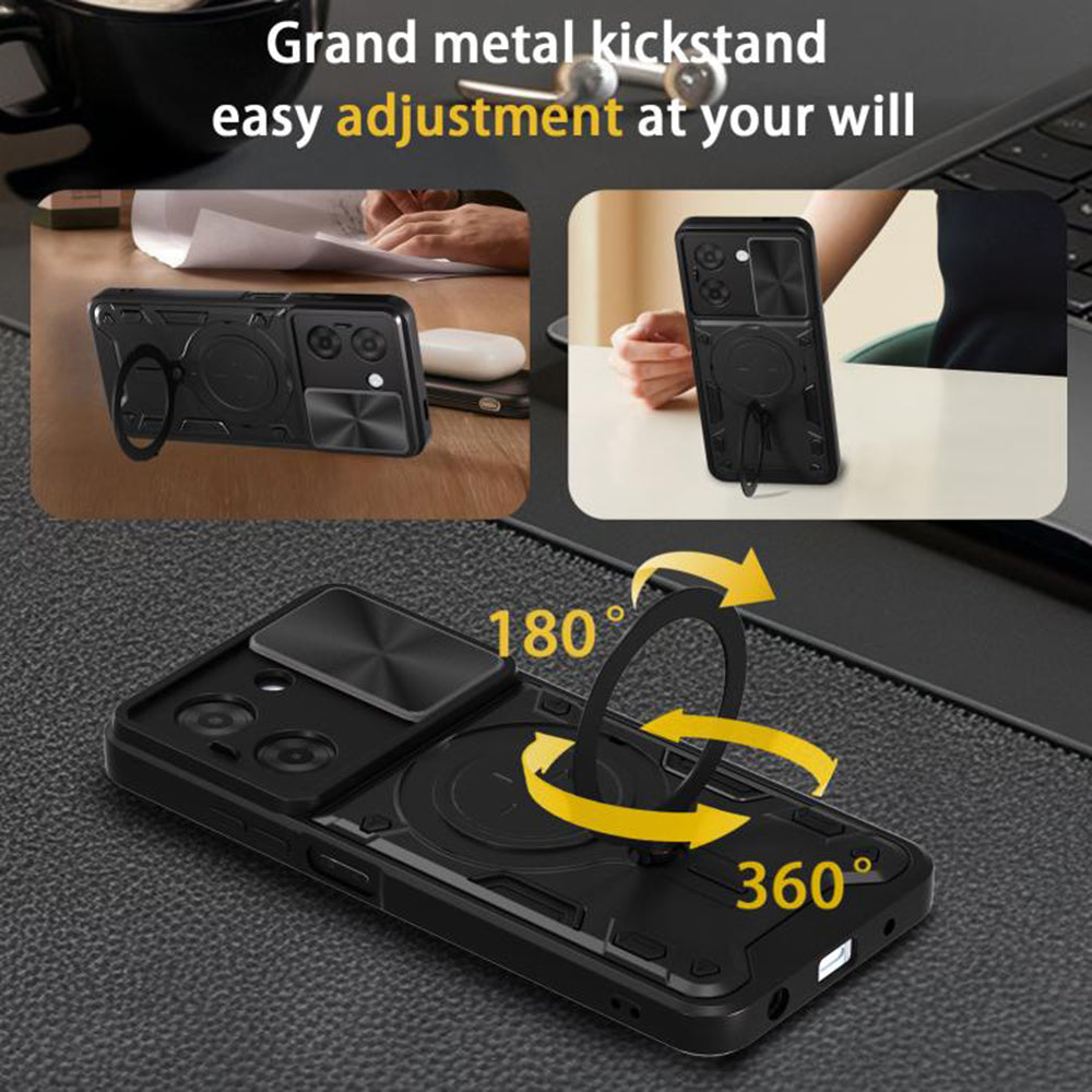 Kuori Xiaomi Redmi A5 4G:lle (Alueellinen), Techsuit, CamGuard Pro, Musta