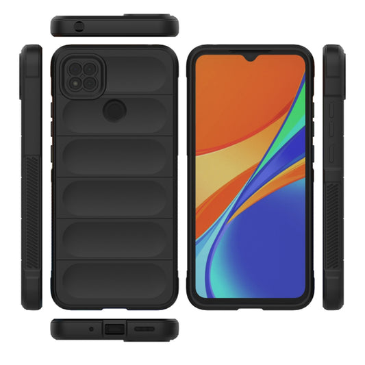 Kuori Xiaomi Redmi 9C NFC / 9C:lle, Techsuit, Magic Shield, Musta
