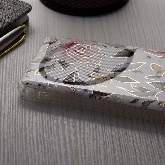 Kuori Xiaomi Redmi A2+ / A1+:lle, Techsuit, Marble, Valkoinen