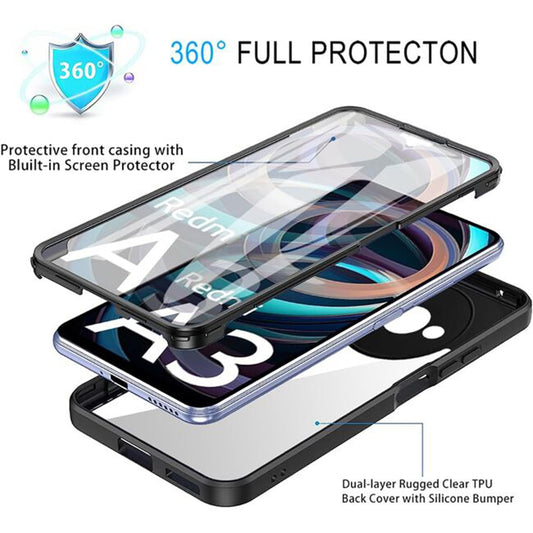 Kuori Xiaomi Redmi A3x / A3:lle, Techsuit, ColorVerse 360, Vaaleanpunainen