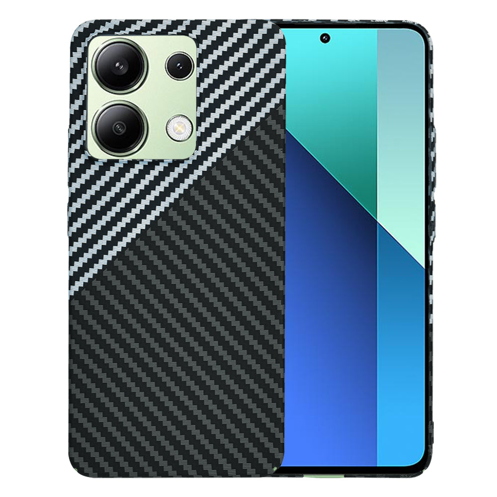 Kuori Xiaomi Redmi Note 13 4G:lle, Techsuit, Carbonite FiberShell, Musta Harmaa