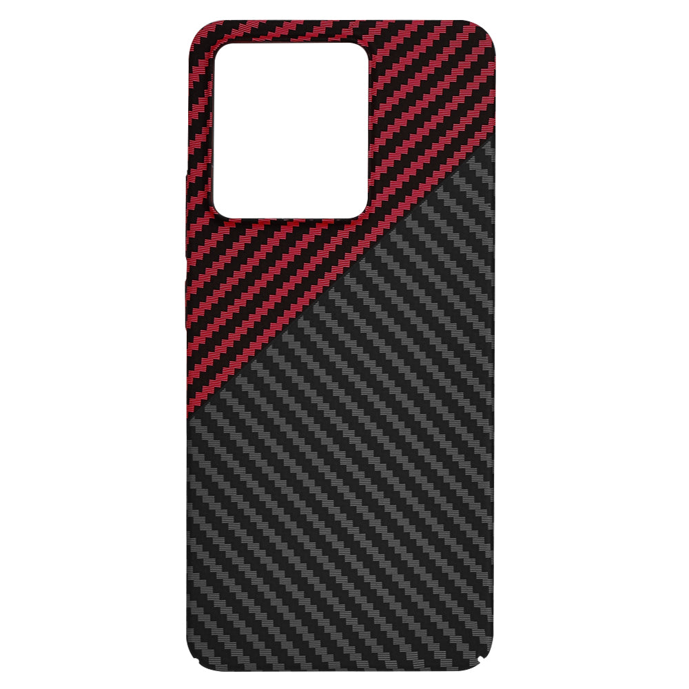Kuori Xiaomi Redmi Note 13 4G:lle, Techsuit, Carbonite FiberShell, Musta Punainen