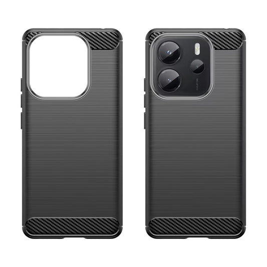 Kuori Xiaomi Redmi Note 14S:lle, Techsuit, Hiili, Musta