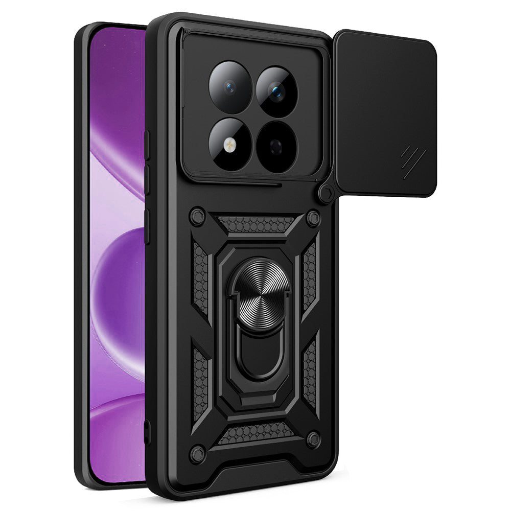 Suojakotelo Xiaomi Redmi Note 15 Pro 4G:lle, Techsuit, CamShield, Musta