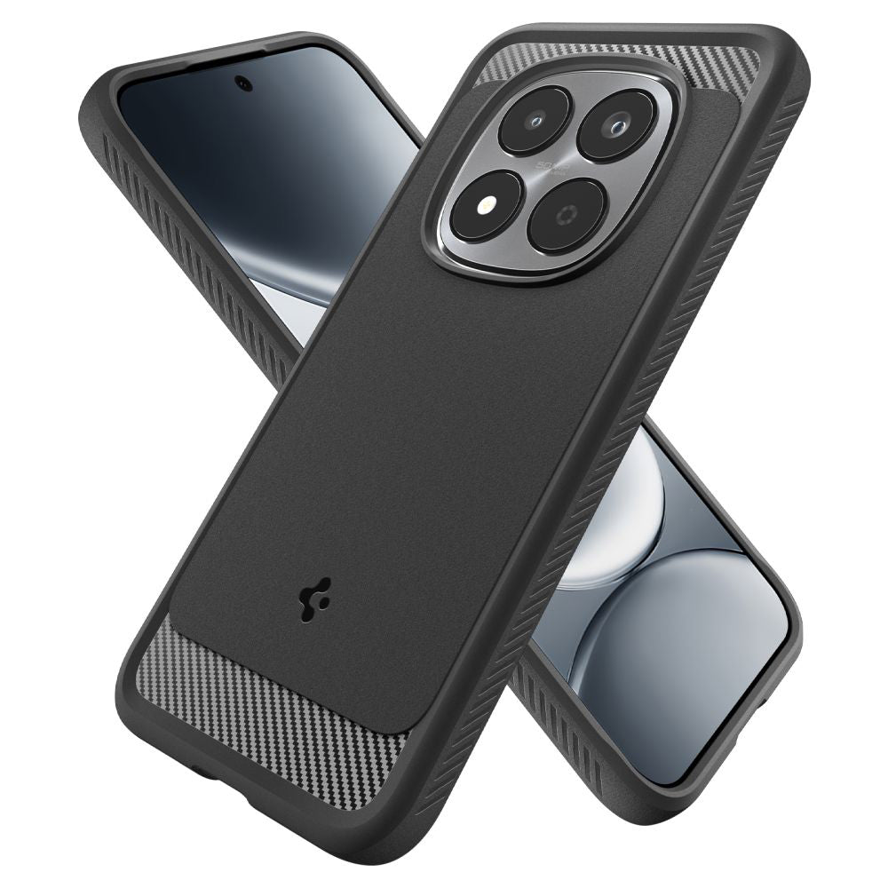 Suojakotelo Xiaomi Redmi Note 15 Pro 5G:lle, Spigen, Rugged Armor, Mattamusta ACS10460