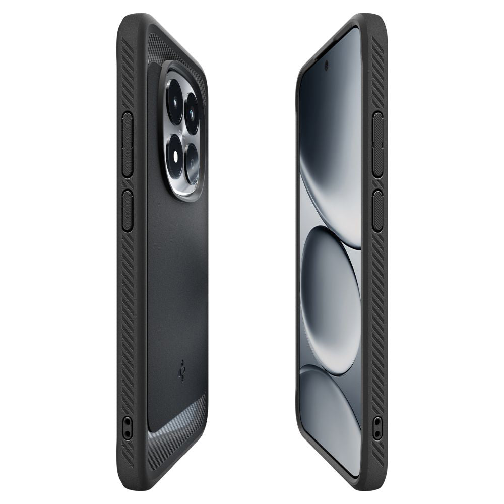 Suojakotelo Xiaomi Redmi Note 15 Pro 5G:lle, Spigen, Rugged Armor, Mattamusta ACS10460