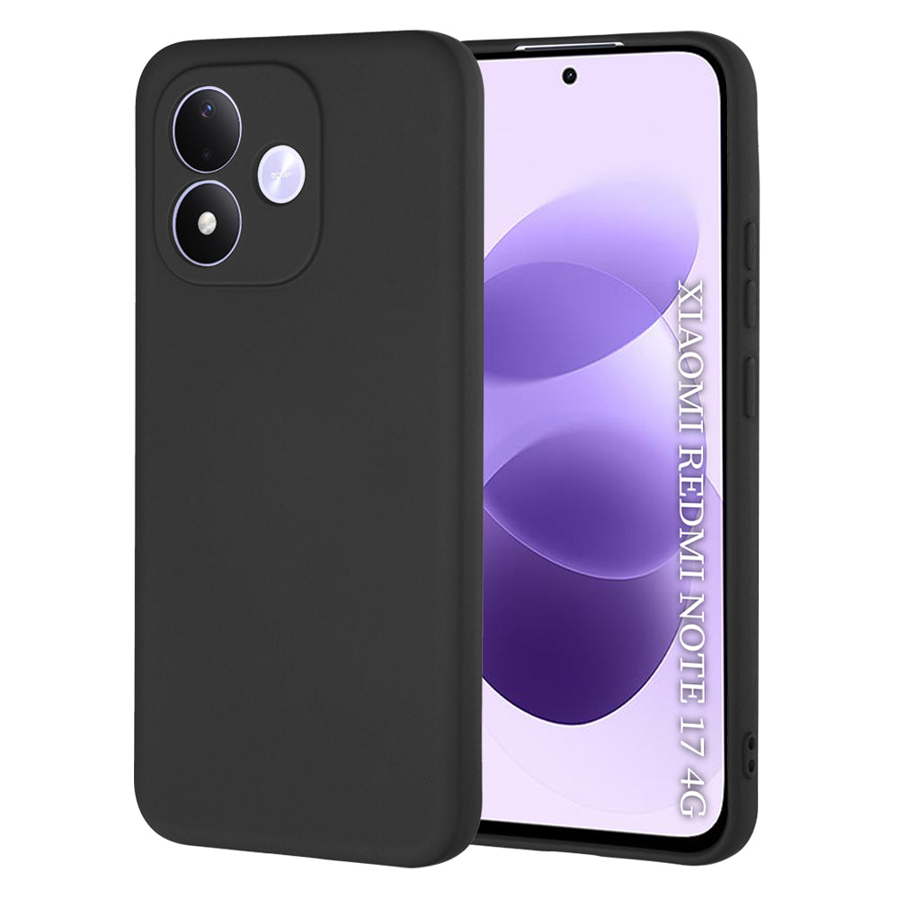 Kuori Xiaomi Redmi Note 17 4G / Note 17 5G:lle, Techsuit, SoftFlex, Musta
