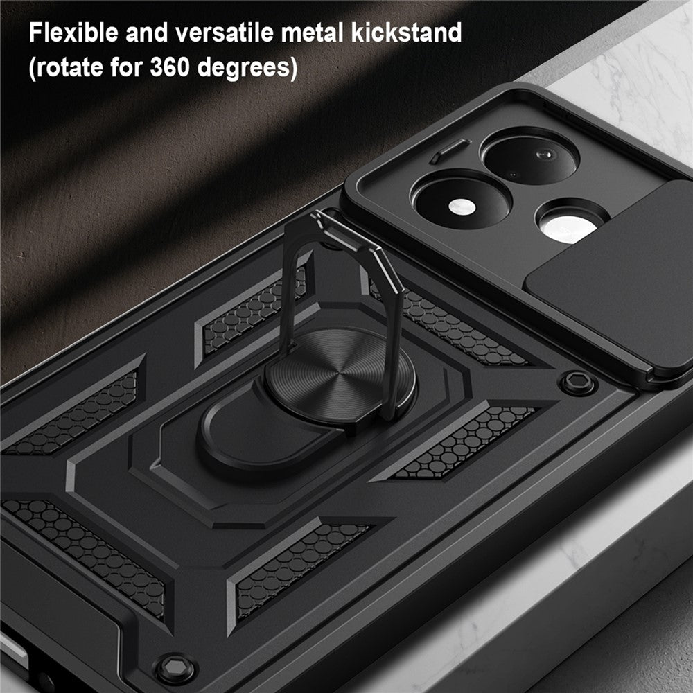 Kotelo Xiaomi Redmi Note 17 Pro Max -puhelimelle, Techsuit, CamShield, musta
