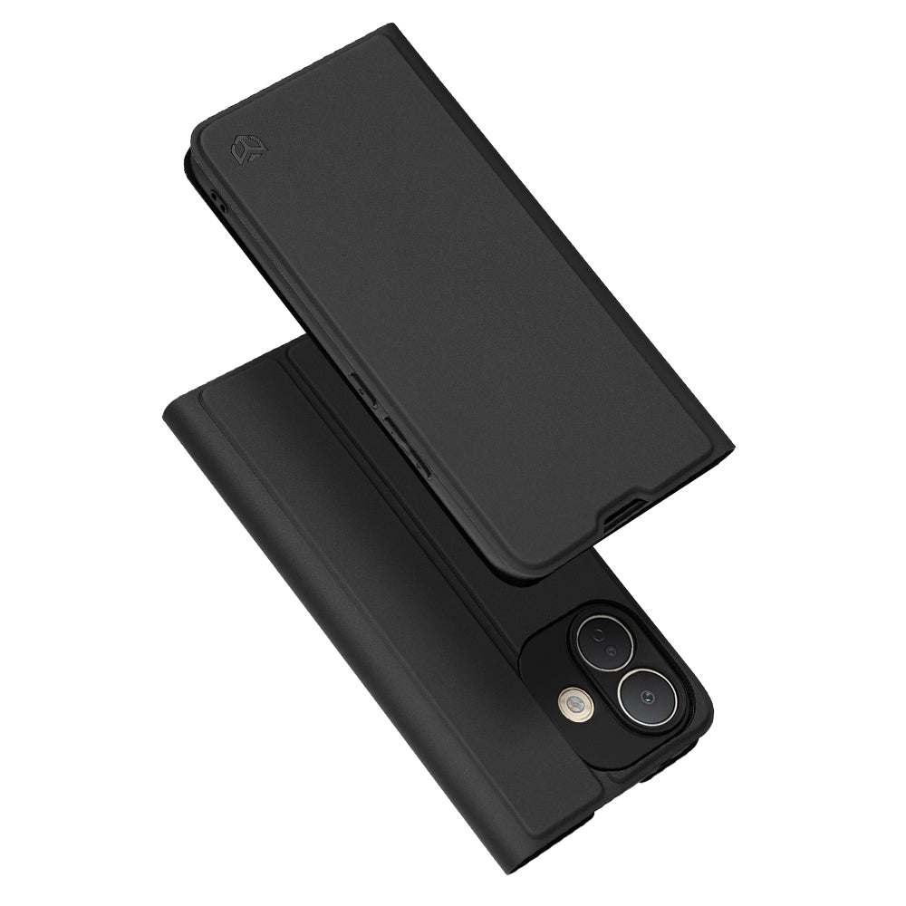 Kuori Xiaomi Redmi Note 17 Pro:lle, Techsuit, Magskin Book, Musta