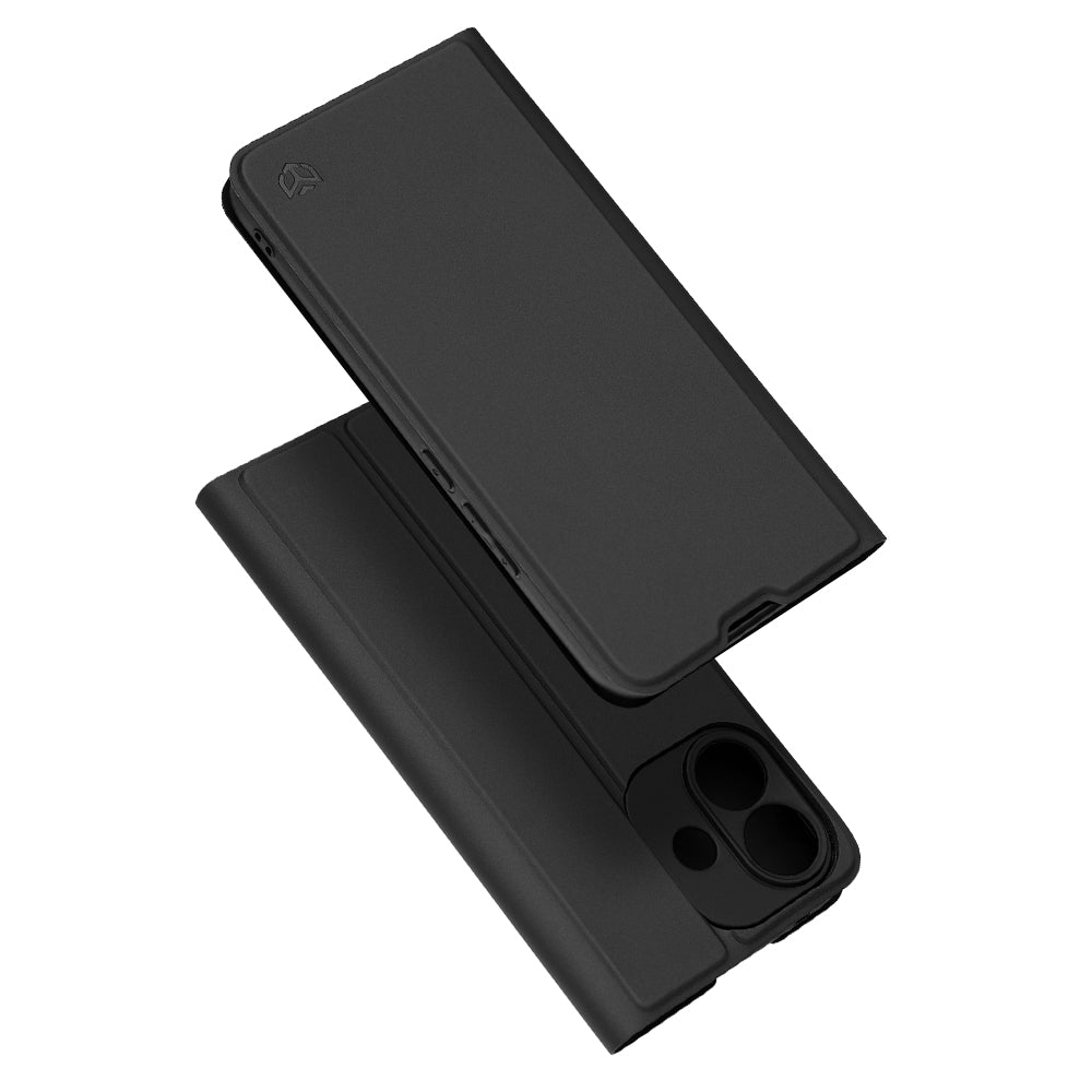 Kuori Xiaomi Redmi Note 17 Pro:lle, Techsuit, Magskin Book, Musta