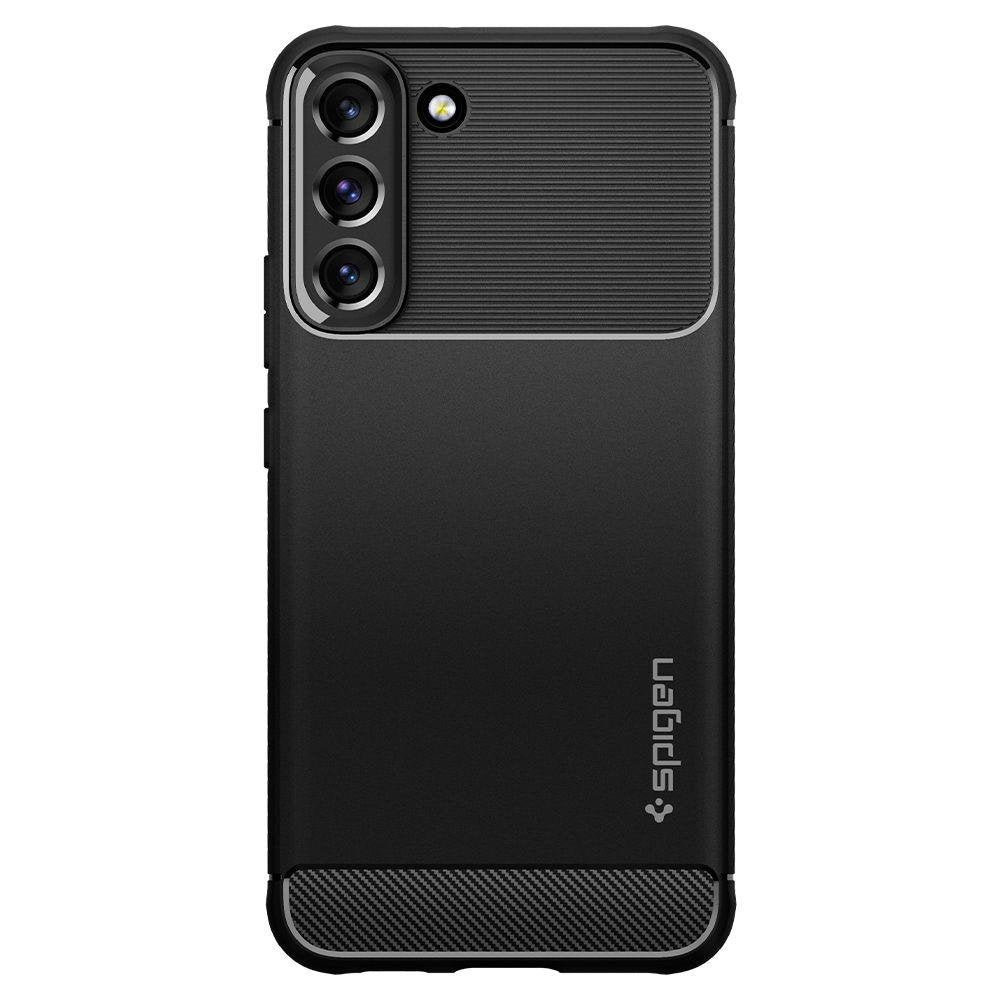 Kotelo Samsung Galaxy S22 5G S901, Spigen, rugged armor, musta ACS03986