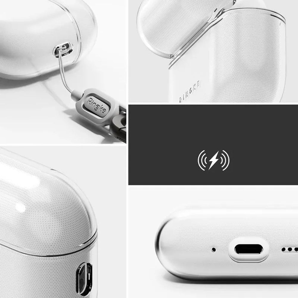 Ringke Air -suojakotelo Apple AirPods Pro 3:lle, Läpinäkyvä