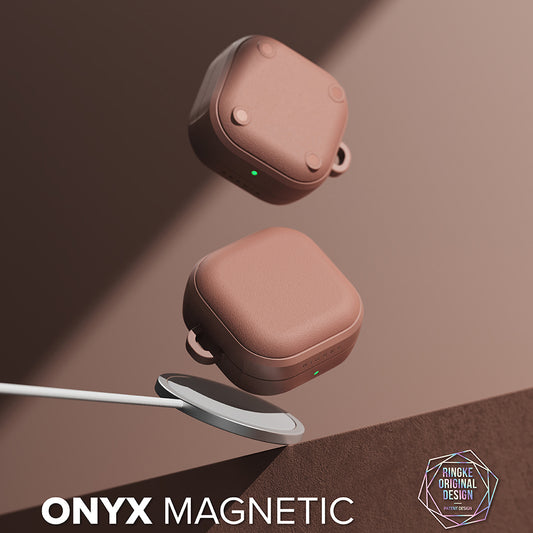 Ringke Onyx Magnetic -kotelo Samsung Galaxy Buds4 Prolle, pronssi