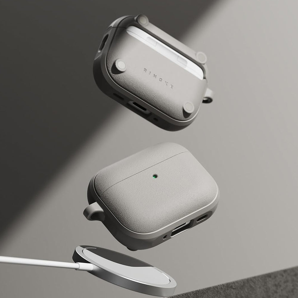 Ringke Onyx Magneettinen suojakuori Apple AirPods Pro 3:lle, Harmaa