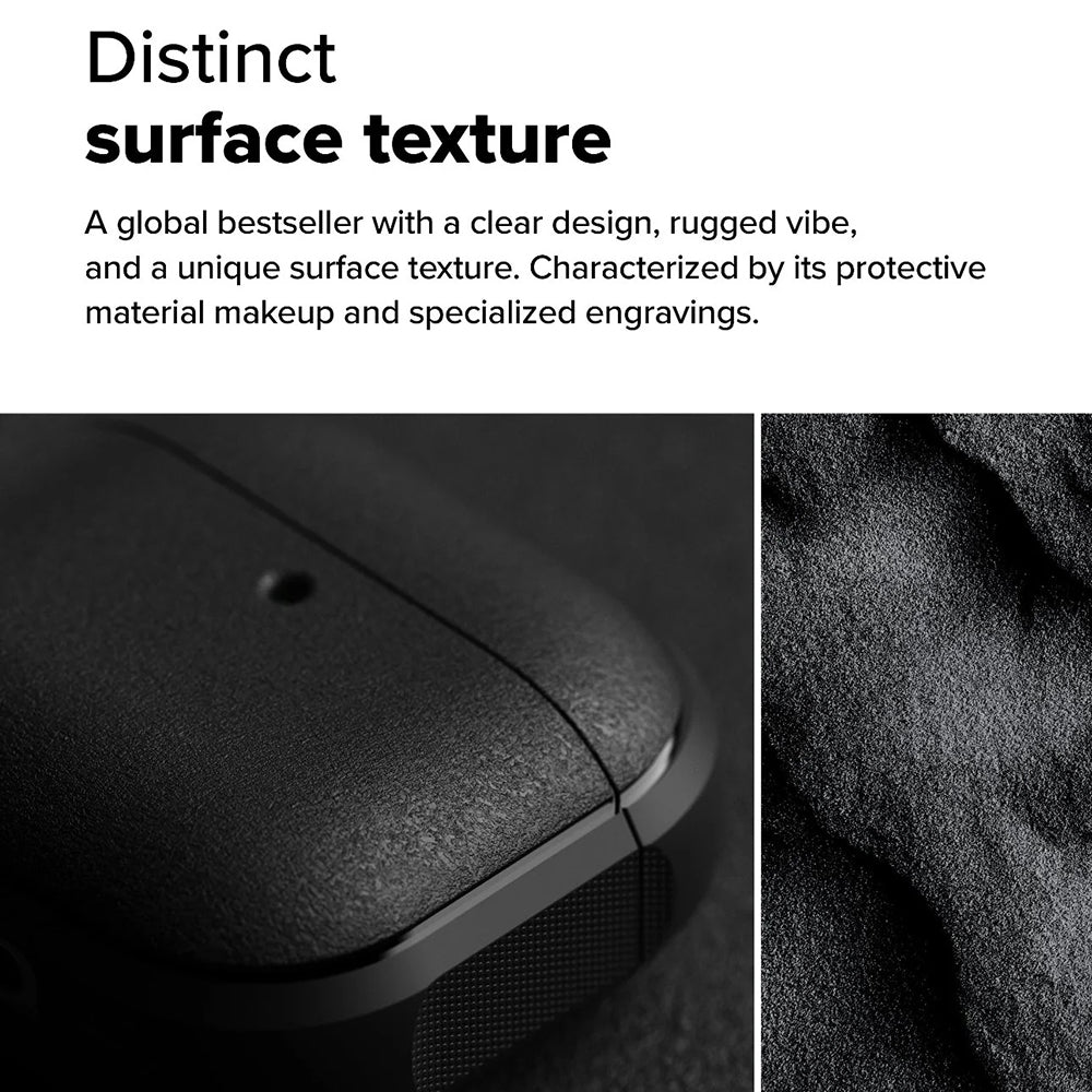 Ringke Onyx Magneettikotelo Apple AirPods 4:lle, Harmaa