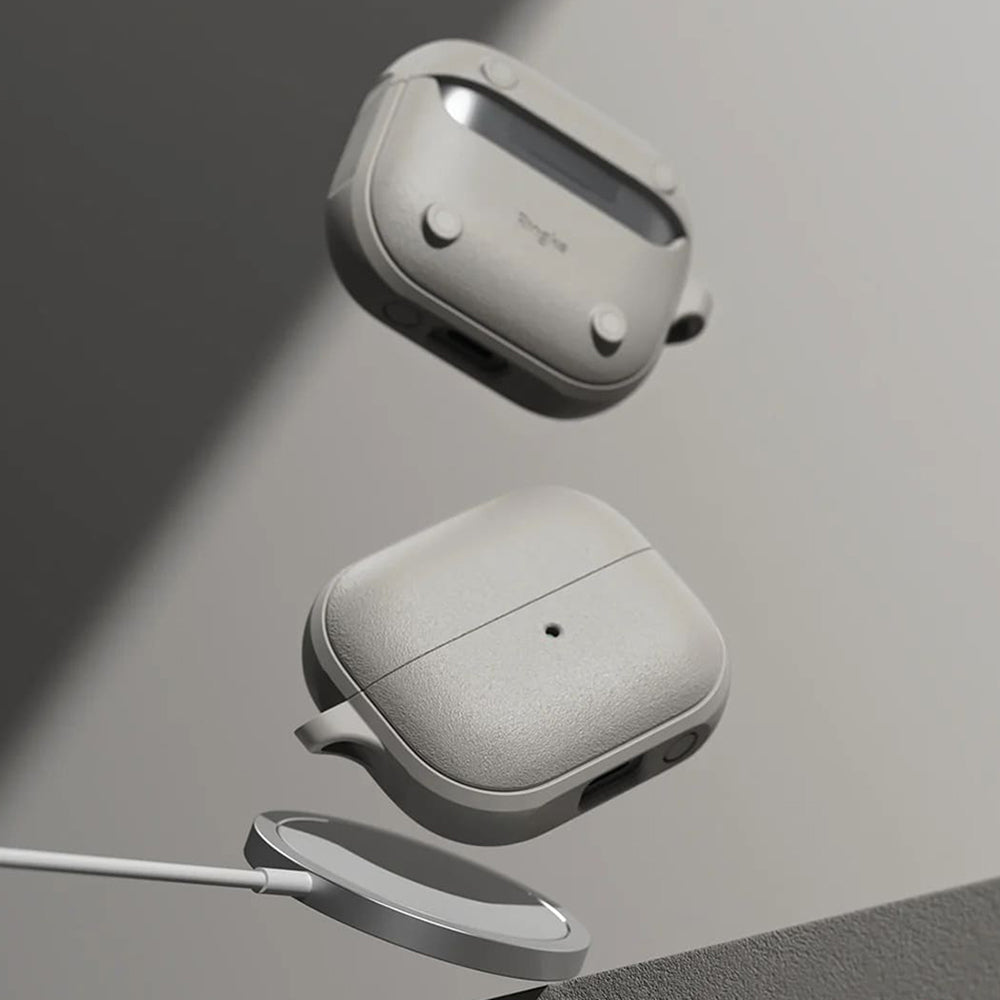 Ringke Onyx Magnetic -kuori Samsung Galaxy Buds3 FE / Buds3 Pro / Buds3, harmaa
