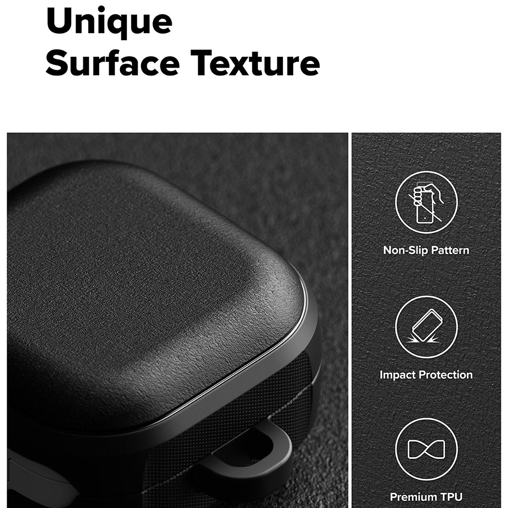 Ringke Onyx Magnetic -kotelo Samsung Galaxy Buds4 / Buds4 Prolle, Musta