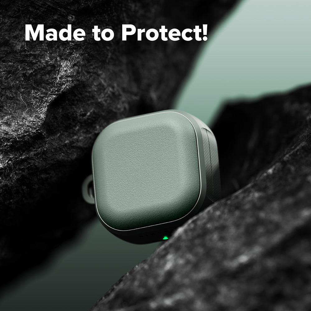 Ringke Onyx Magnetic -suojakotelo Samsung Galaxy Buds4 / Buds4 Prolle, Vihreä