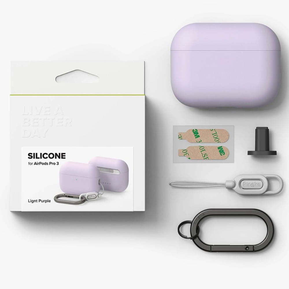 Ringke-kotelo Apple AirPods Pro 3:lle, Vaaleanvioletti