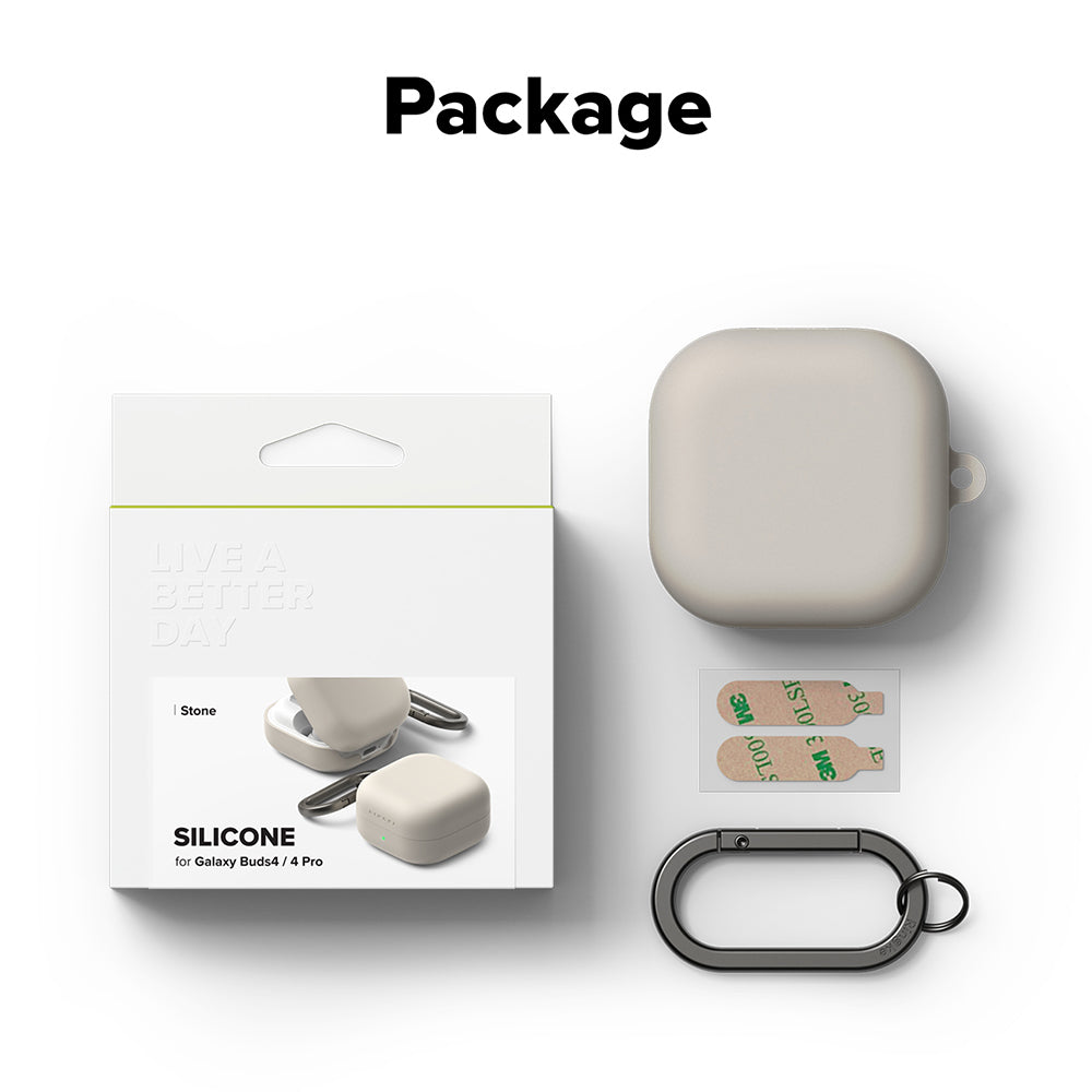 Ringke-kotelo Samsung Galaxy Buds4 / Buds4 Pro, Kerma