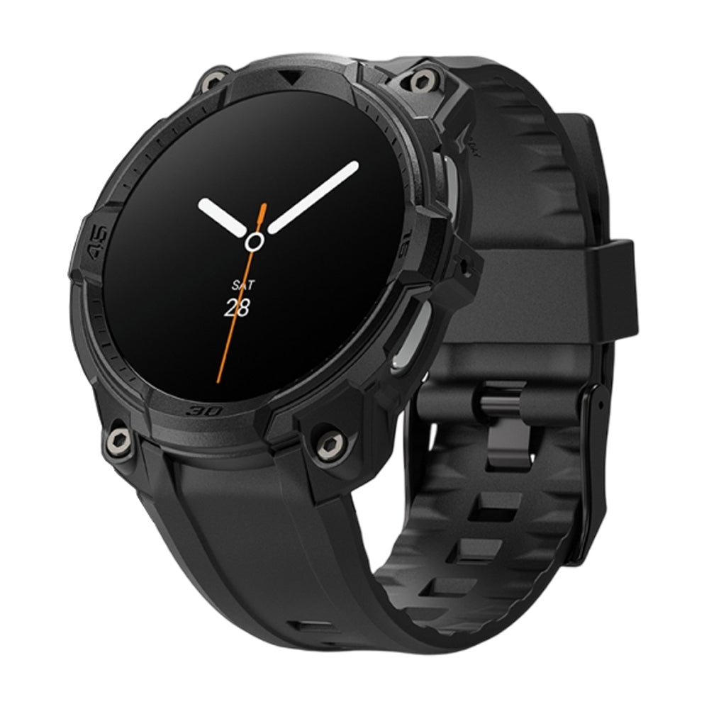 Ringke Rugged Gear -suojakotelo Samsung Galaxy Watch8 44mm:lle, Musta