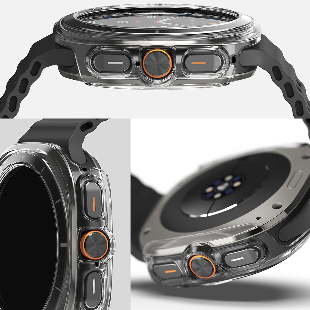 Ringke Slim -kuori Samsung Galaxy Watch Ultra -älykellolle, läpinäkyvä