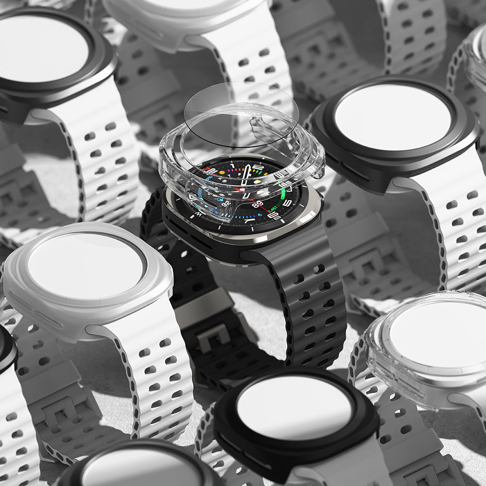 Ringke Slim -kuori Samsung Galaxy Watch Ultra -älykellolle, läpinäkyvä