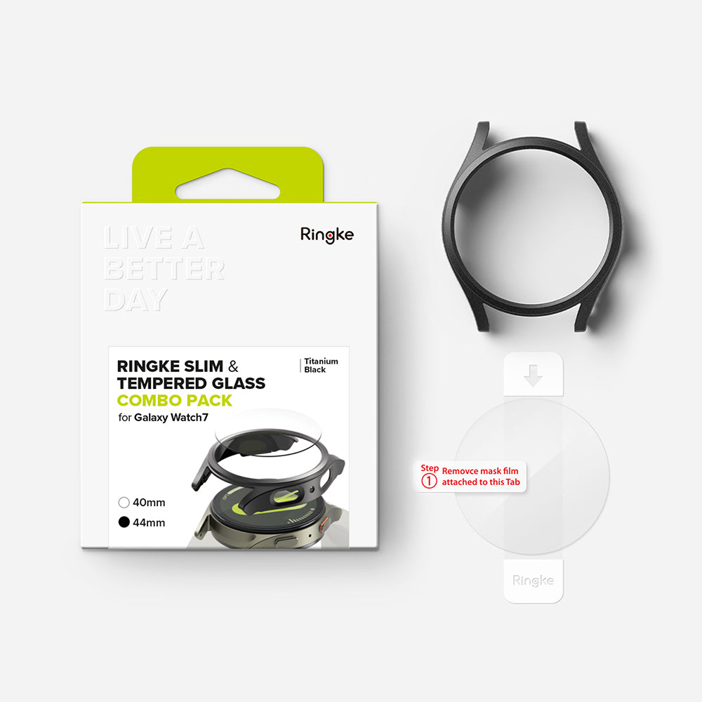Ringke Slim -kuori Samsung Galaxy Watch7 44mm:lle, harmaa