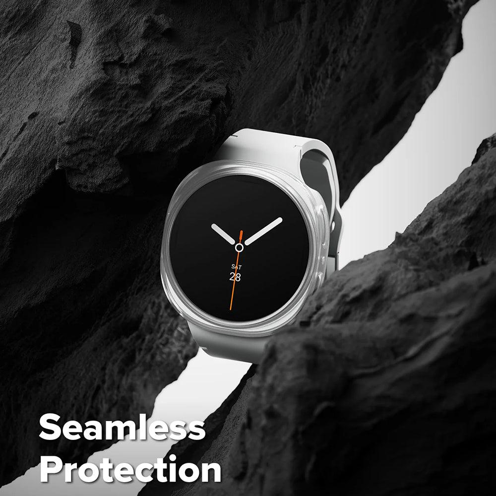 Ringke Slim -kuori Samsung Galaxy Watch8 44 mm:lle, 2 kappaleen setti, läpinäkyvä