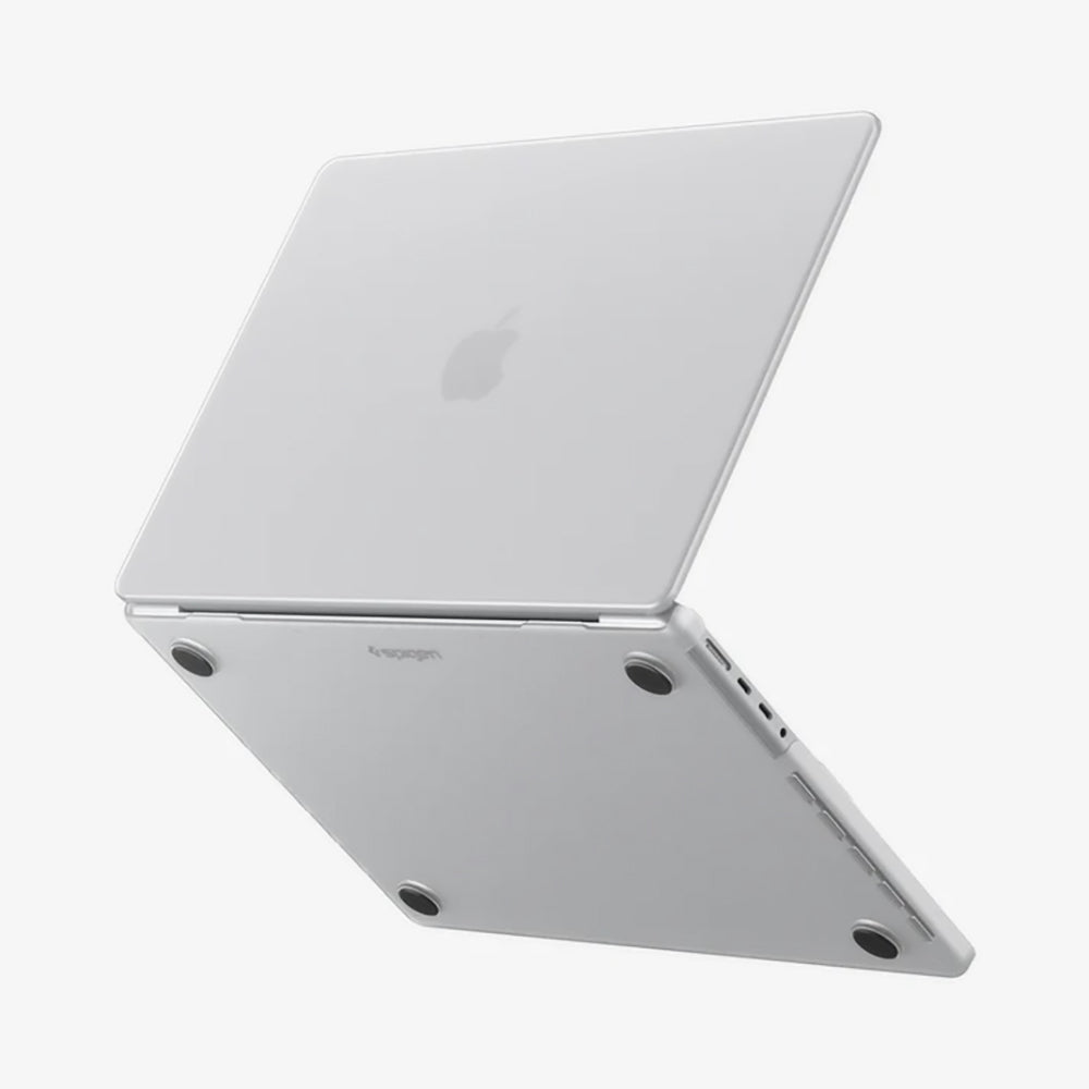 Spigen Airskin -kotelo Apple MacBook Pro 16 tuumaa (2026) / (2024) / (2023) / (2021), läpikuultava satiini ACS11526
