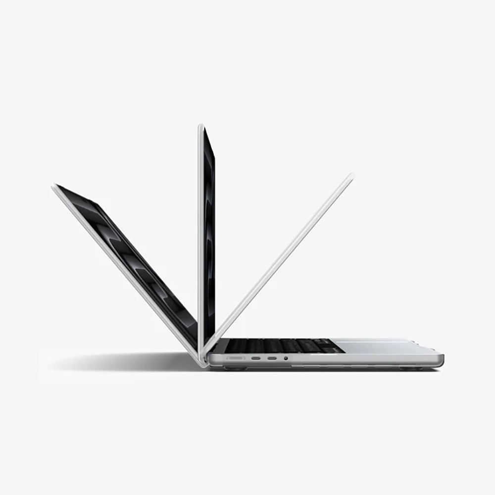 Spigen Airskin -kotelo Apple MacBook Pro 16 tuumaa (2026) / (2024) / (2023) / (2021), läpikuultava satiini ACS11526