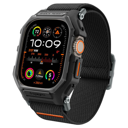 Spigen Lite Fit Pro -kuori Apple Watch Ultra Seriesille, mattamusta ACS07104