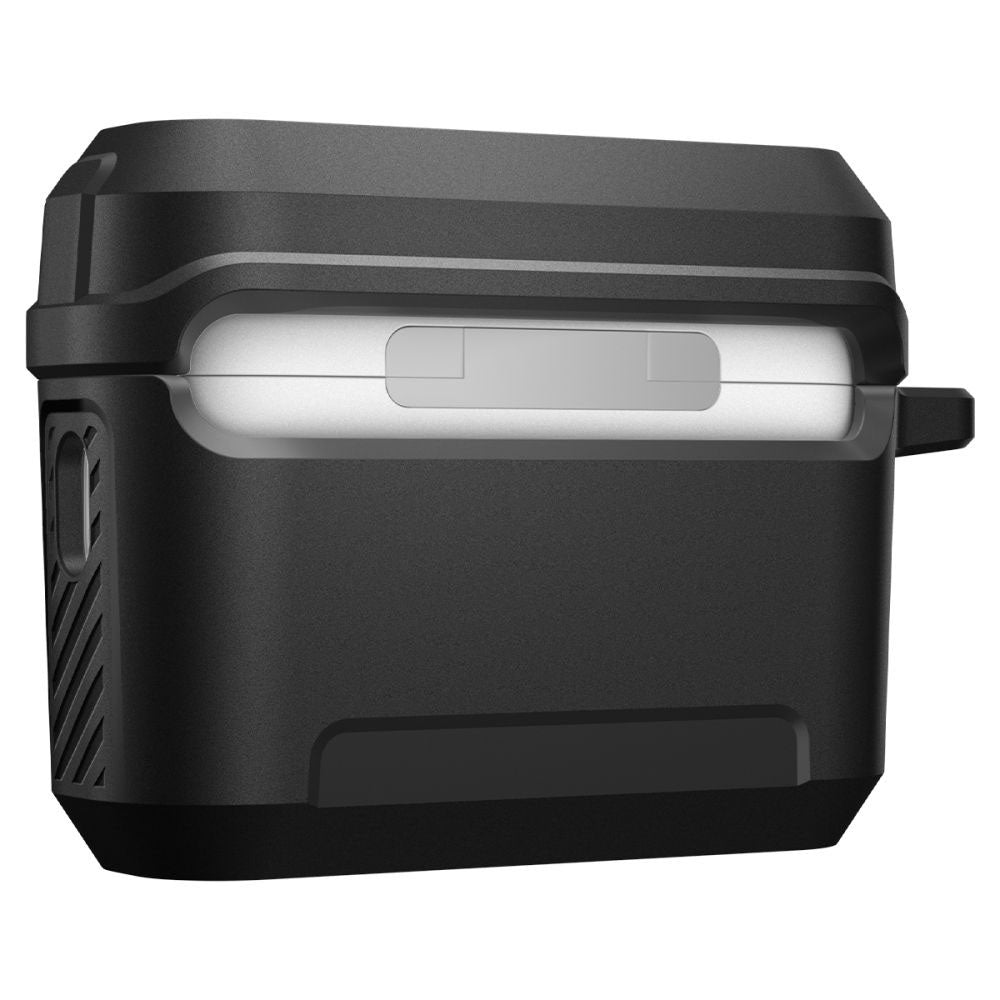 Spigen Lock Fit -suojakotelo Apple AirPods Pro 3:lle, Mattamusta ACS09825