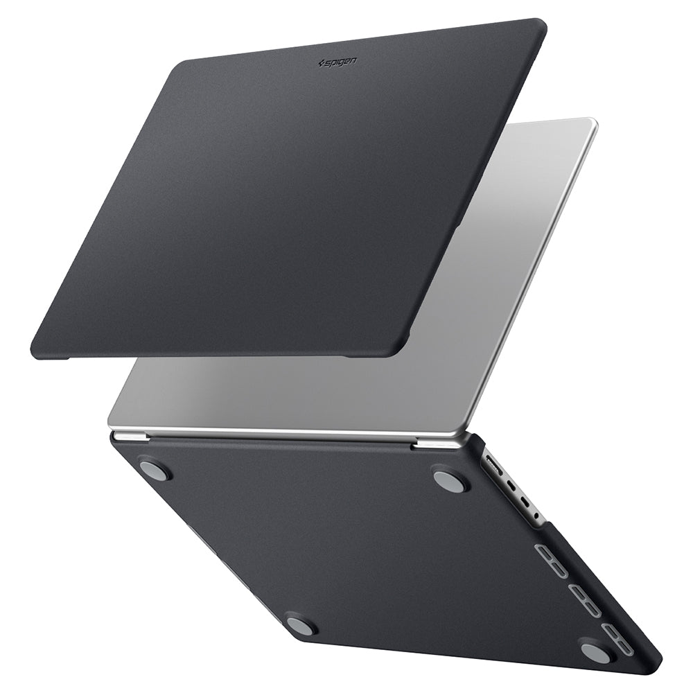 Spigen Nano Pop -suojakuori Apple MacBook Pro 16 tuumaa (2026) / (2024) / (2023) / (2021), Musta ACS11275