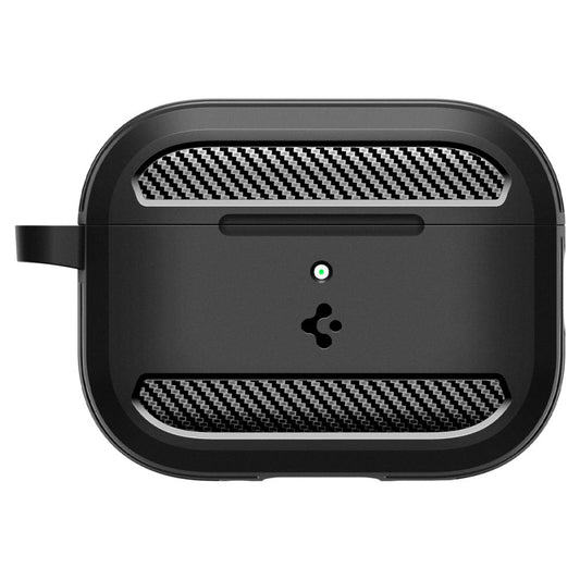 Spigen Rugged Armor -suojakotelo Apple AirPods Pro 3:lle, Mattamusta ACS09822