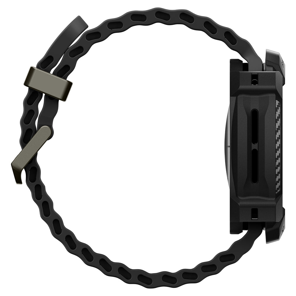 Spigen Rugged Armor -kuori Samsung Galaxy Watch Ultra2:lle, mattamusta ACS11611