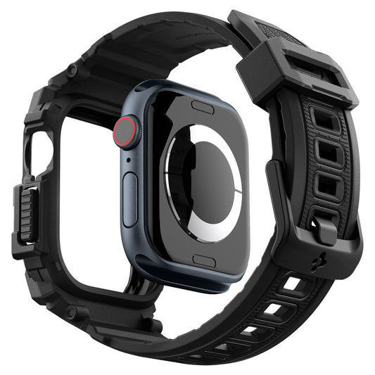 Spigen Rugged Armor Pro -suojakotelo Apple Watch Series 10 42mm, Mattamusta ACS08591