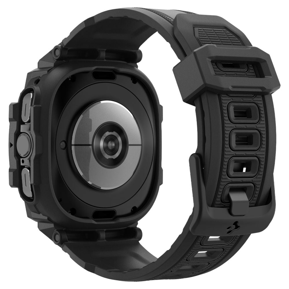 Spigen Rugged Armor Pro -kuori Samsung Galaxy Watch Ultra -kellolle, musta ACS08427