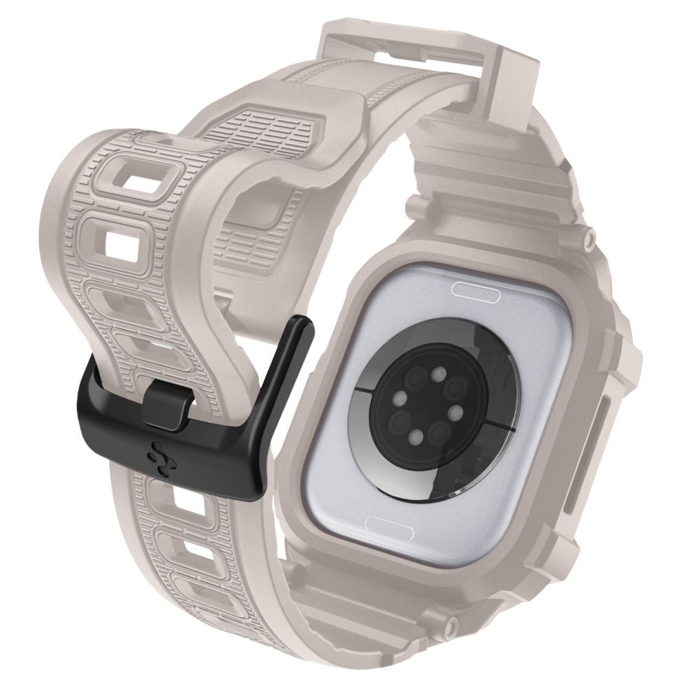 Spigen Rugged Armor Pro V2 -suojakotelo Apple Watch Series 10 / 11 46mm, Beige ACS10506