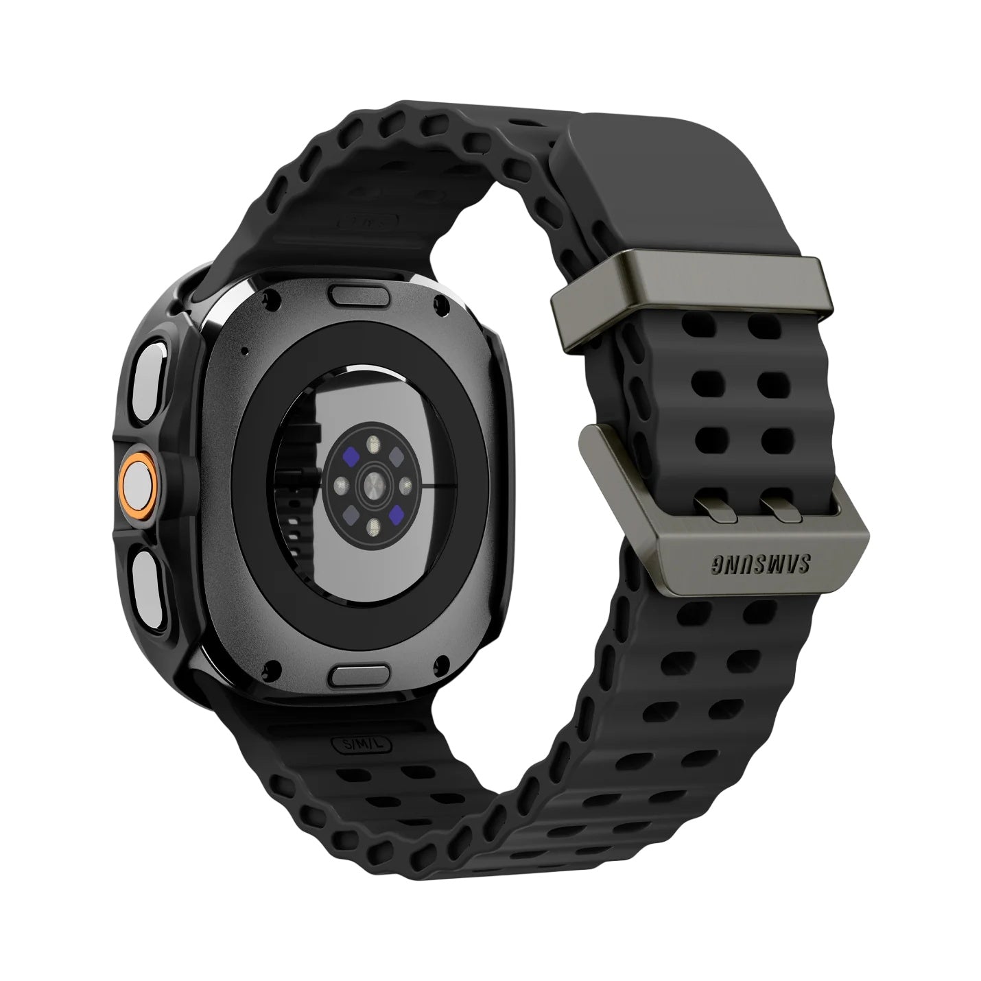 Spigen Thin Fit 360 -kuori Samsung Galaxy Watch Ultra2:lle, musta ACS11609