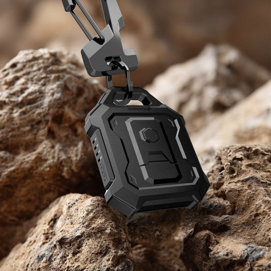 Tech-Protect Kevlar Pro -suojakotelo Apple AirTagille, Musta