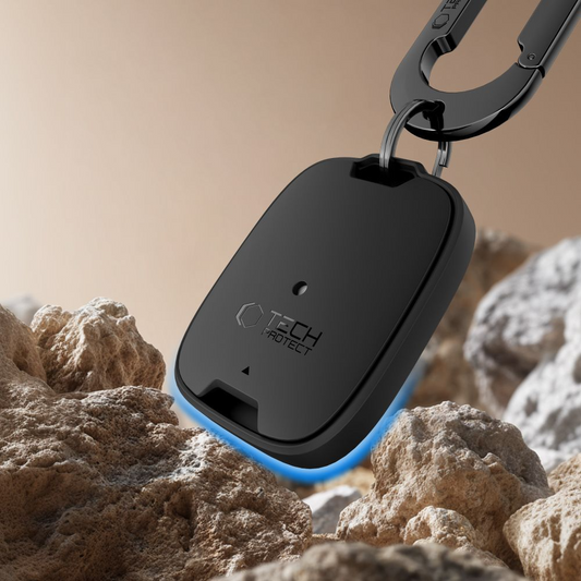 Tech-Protect Velar -suojakotelo Apple AirTagille, Musta