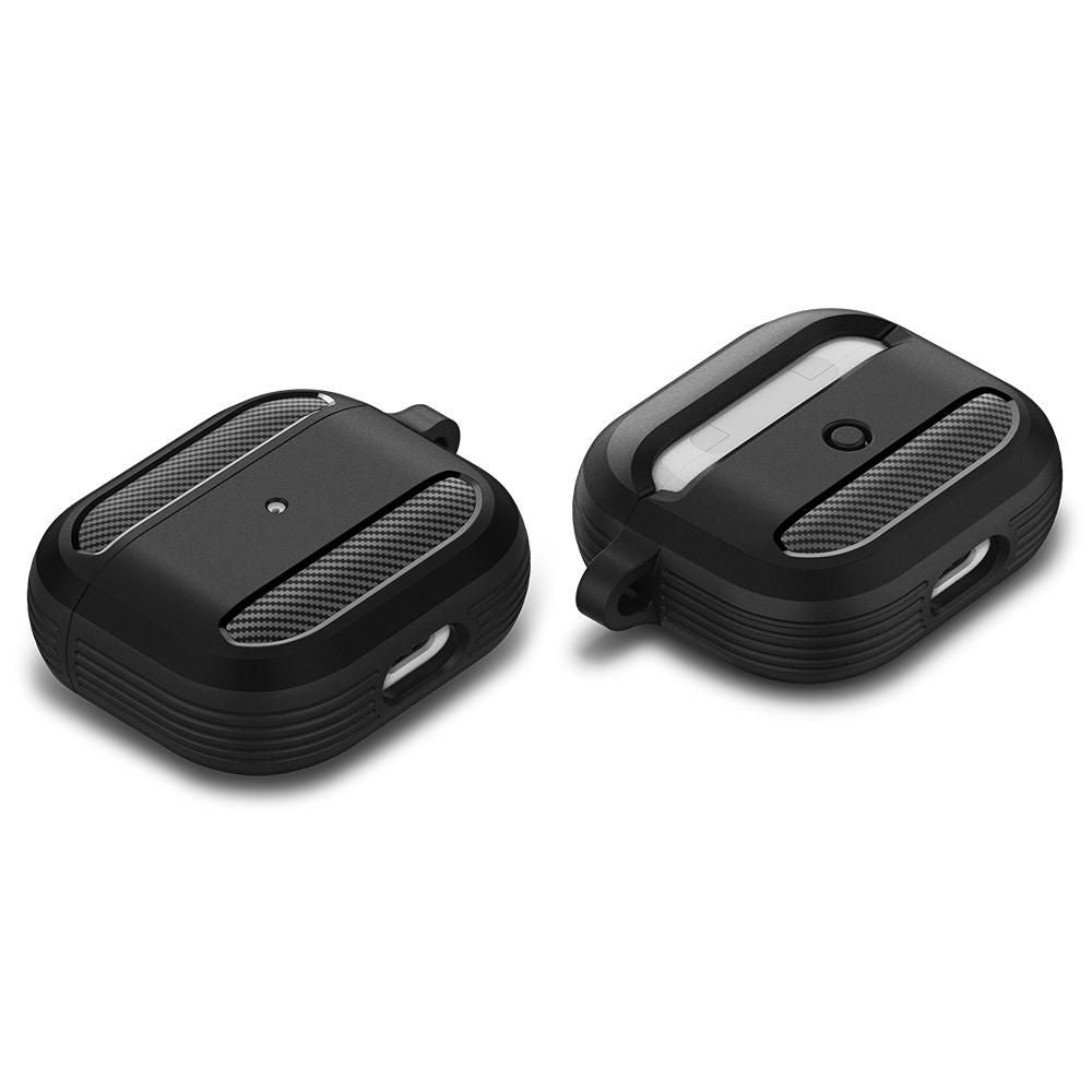 Techsuit Carbon -kuori Apple AirPods 3:lle, vaaleanpunainen