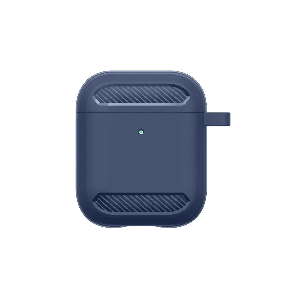 Techsuit Carbon -kuori Apple AirPods Gen 2 / Gen 1:lle, vaaleanpunainen